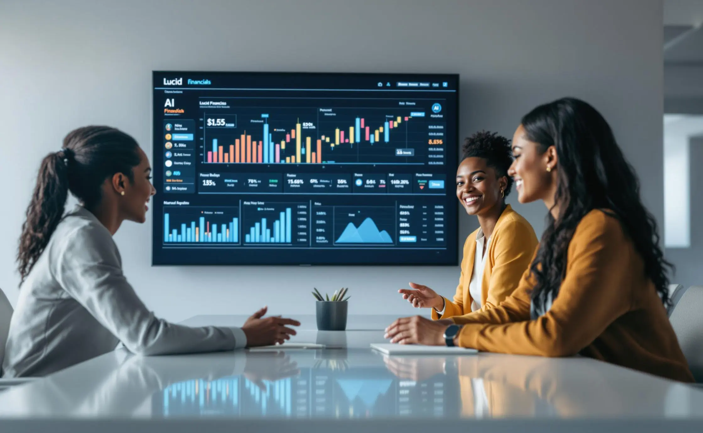 Équipe africaine utilisant un tableau de bord SaaS pour suivre les performances et la croissance d'une entreprise