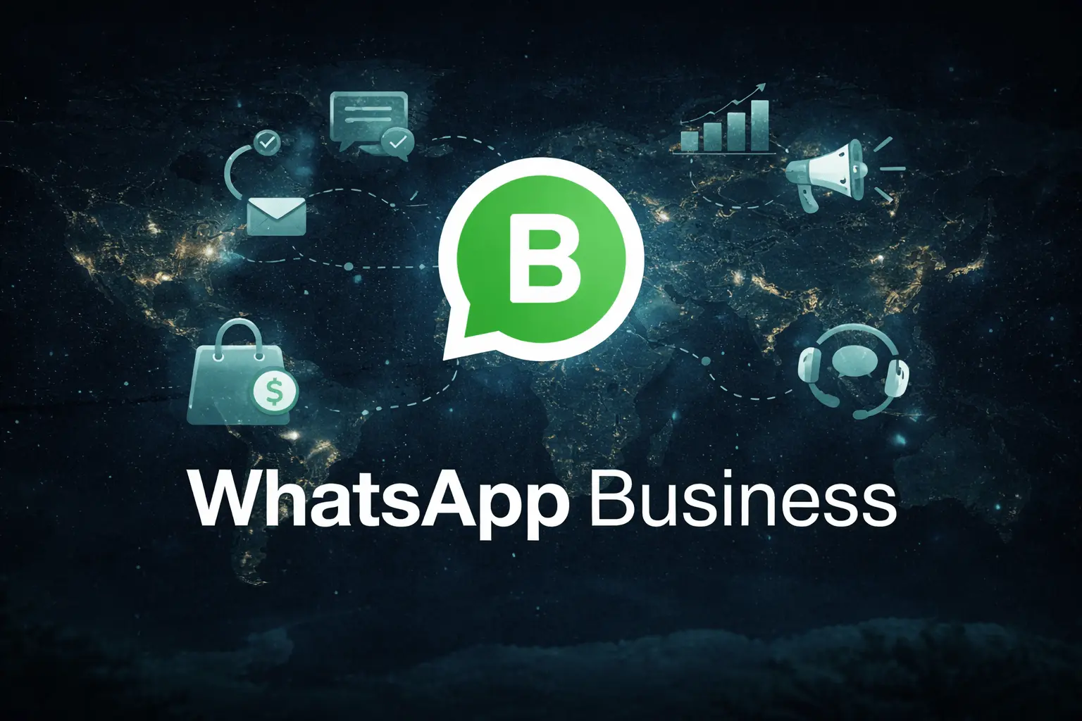 WhatsApp Business connecté aux messages, ventes, support client et croissance d'une PME